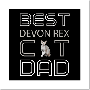 Best Devon Rex Cat Dad Posters and Art